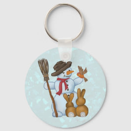 Chaveiro Schneemann mit tieren