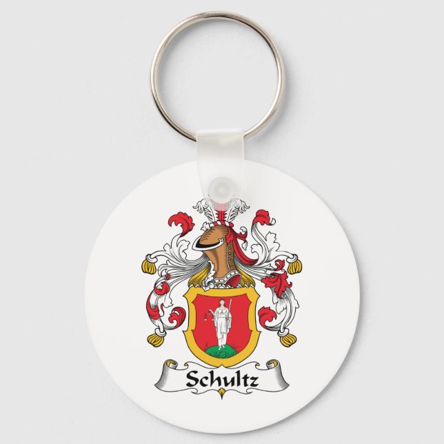 Chaveiro Schultz Family Crest (Frente)
