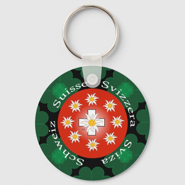Chaveiro Schweiz Suisse Svizzera Svizra Schlüsselanhänger (Frente)