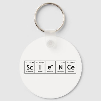 Chaveiro ScIeNCe Elementos de Mesa Periódicos Química de Pa