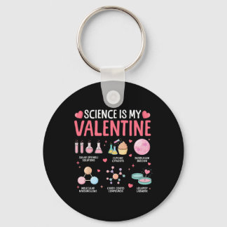 Chaveiro Science Is My Valentine Stem Love Chemistry Hearts