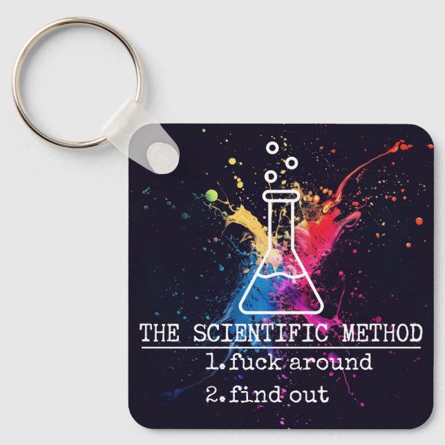 Chaveiro Scientific Method FAFO Keychain (Frente)