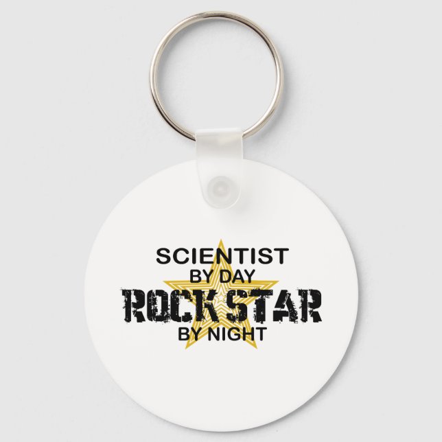 Chaveiro Scientist Rock Star por Night (Frente)