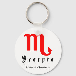 Chaveiro Scorpio, 23 de outubro - 21 de novembro