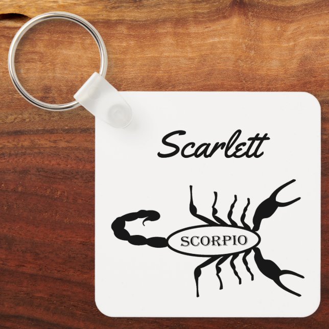 Chaveiro Scorpio Black Scorpion - Sinal de Estrela Personal (Frente)