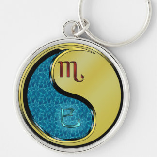 Chaveiro Scorpio e Cobra de metal