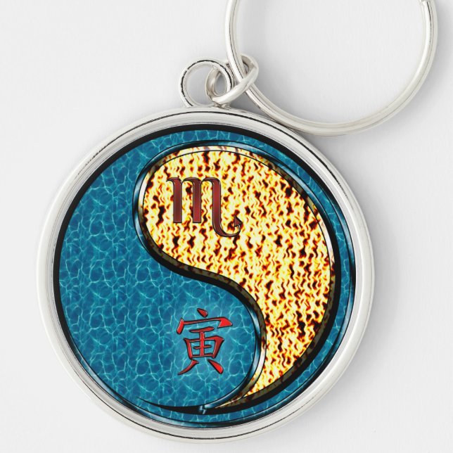 Chaveiro Scorpio & Fire Tiger (Frente)