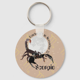 Chaveiro Scorpio October 24 to novembros de 22 Keychain