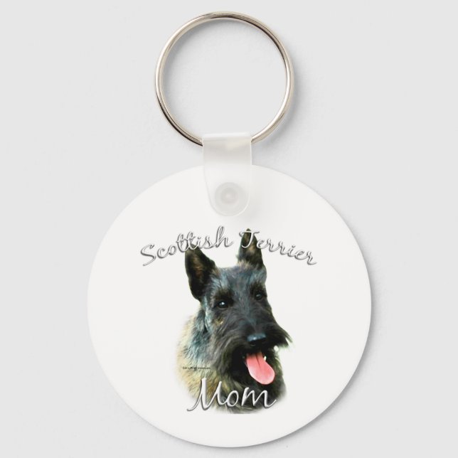 Chaveiro Scottish Terrier (brindle) Mãe 2 (Frente)