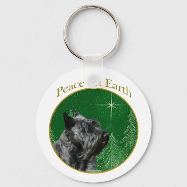 Chaveiro Scottish Terrier Peace (Frente)