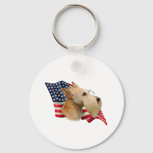 Chaveiro Scottish Terrier (whaten) Flag