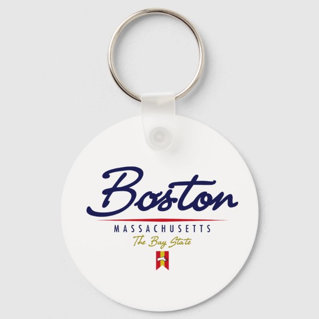 Chaveiro Script Boston (Frente)
