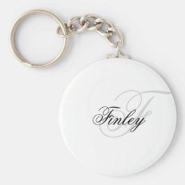 Chaveiro Script Monograma Minimalista do Wassermarke