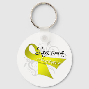 Chaveiro Scroll Ribbon Sarcoma Sensibilização