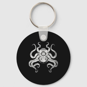 Chaveiro Scuba Diver Ocean Animal Aquarist Gift Kraken Octo