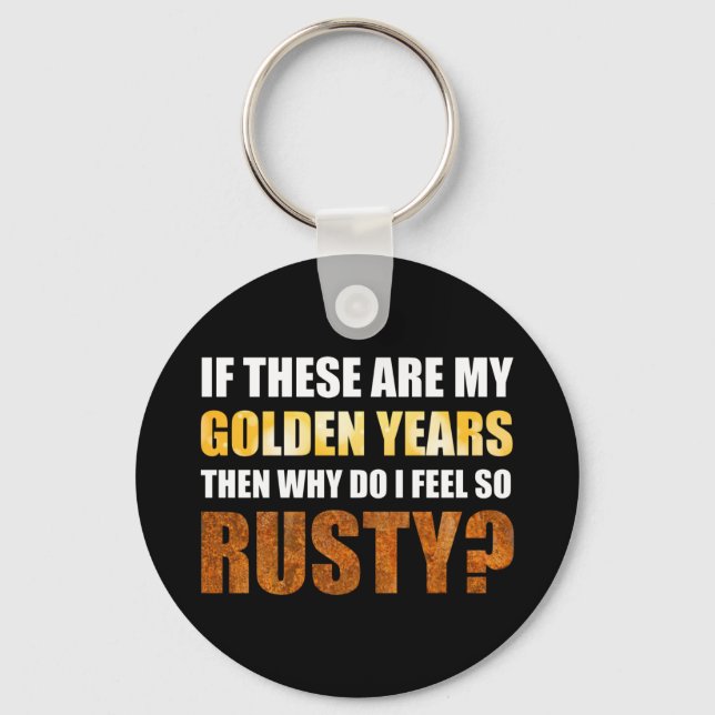 Chaveiro Se Estes São Anos De Ouro, Por Que Me Sinto Tão En (Frente)
