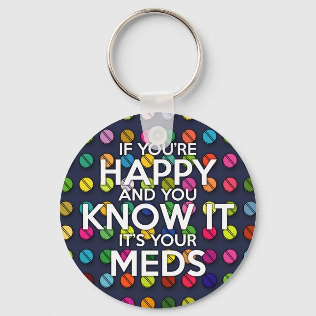 CHAVEIRO SE ESTIVER FELIZ E SABER DISSO (Frente)