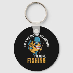 Chaveiro Se eu desapareci, é porque fui pescar Pescador 1