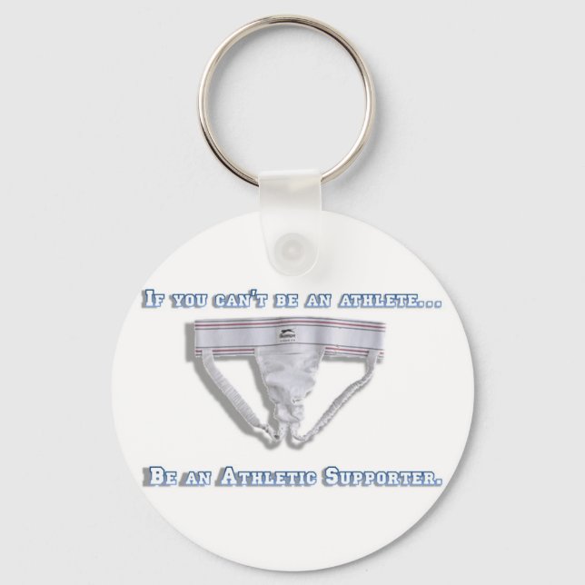 Chaveiro Se não pode ser atleta... (Frente)