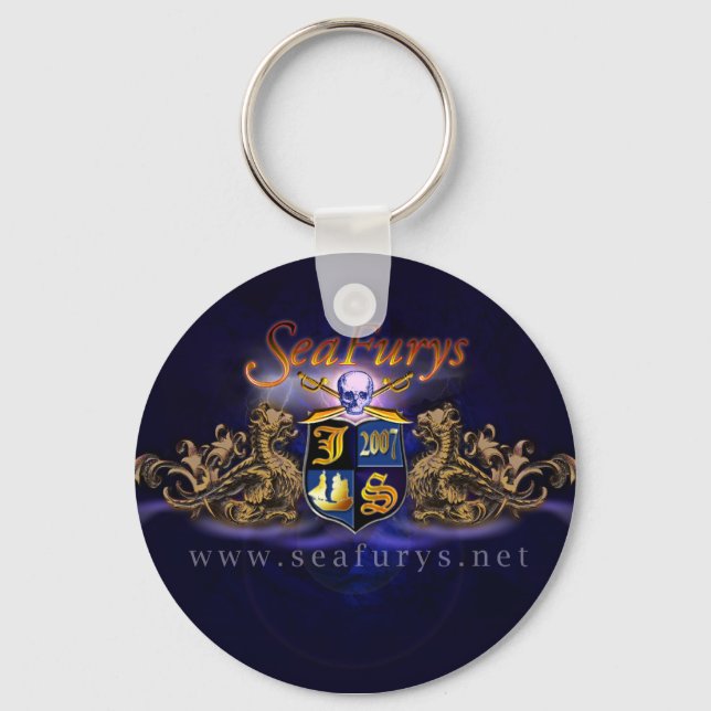 Chaveiro SeaFurys Shield (Azul) (Frente)