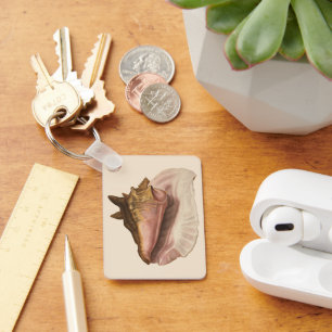 Chaveiro Seashell Shell do Conch da rainha do vintage,