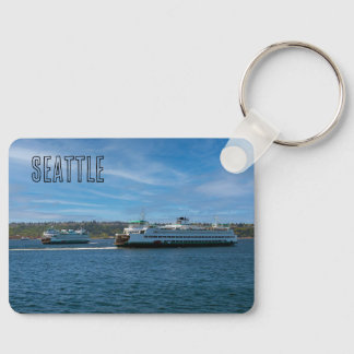 Chaveiro Seattle Ferries e nome personalizado
