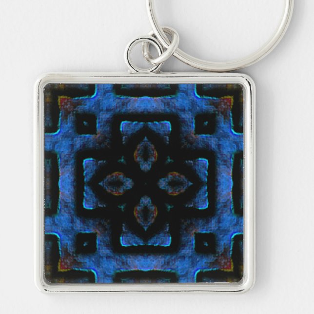 Chaveiro secreto azul (Frente)
