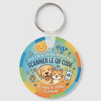 Chaveiro Sécurité QR Code Animaux