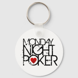 Chaveiro Segunda-feira à noite póquer