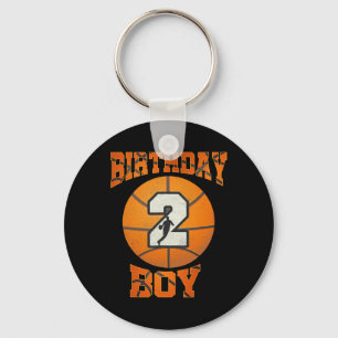 Chaveiro segundo aniversário Outfit Boy Basquete Segundo 2