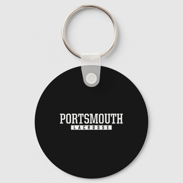 Chaveiro Segundo grau Portsmouth Lacrosse (Frente)