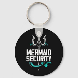 Chaveiro Segurança Sereia Humor Pai Família Divertido Ocean
