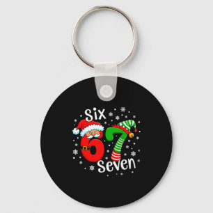Chaveiro Seis Sete 67 Meme 6 7 Elfo Papai Noel Natal 