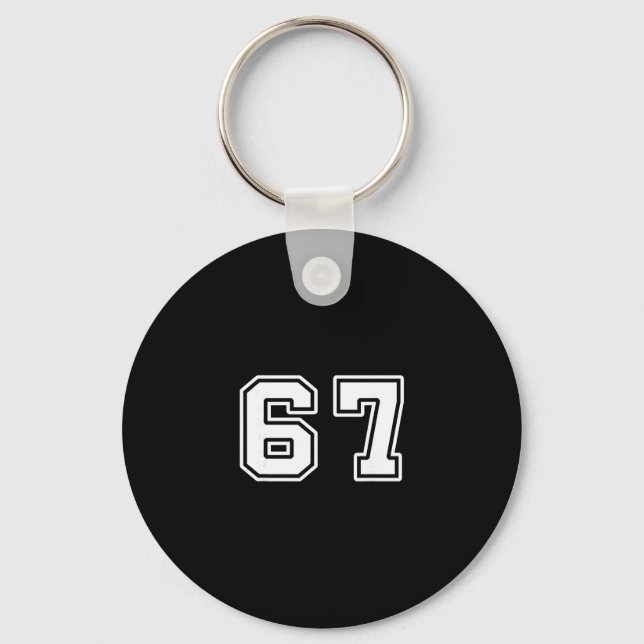 Chaveiro Seis Sete 6 7 Meme 67  (Frente)