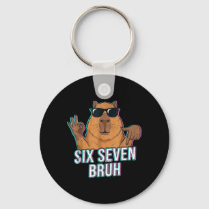 Chaveiro Seis Sete Bruh Capivara 67 Meninos Adolescentes Cr
