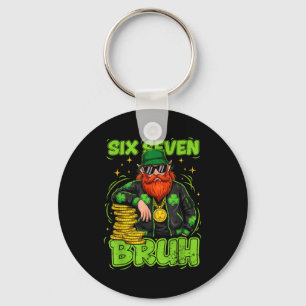 Chaveiro Seis sete bruh dia de st patricks 6 7 meme 67 para