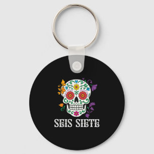 Chaveiro Seis Sete Mexicano Los Muertos Calaveras Açúcar Sk