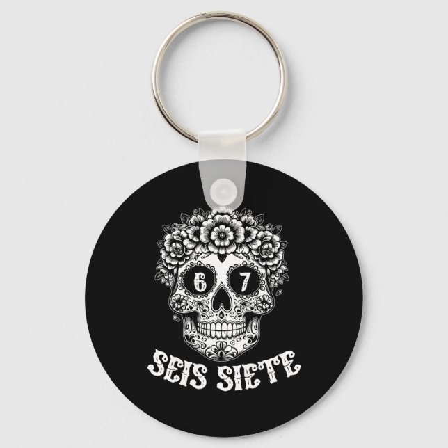 Chaveiro Seis Sete Mexicano Los Muertos Calaveras Caveira 6 (Frente)