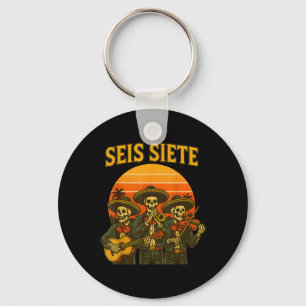 Chaveiro Seis Siete Funny 67 Meme Mexicano Los Muertos Cala