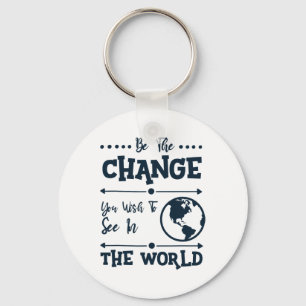 Chaveiro Seja A Mudança Que Você Deseja Ver No Mundo