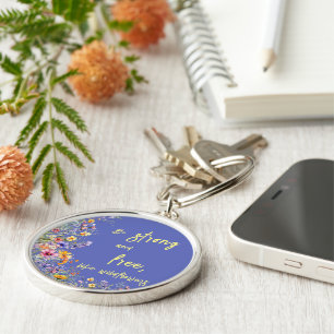 Chaveiro Seja Forte E Livre, Como Flores Selvagens Flores