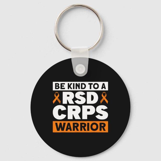 Chaveiro Seja gentil com uma Consciência RSD CRPS Warrior R (Frente)