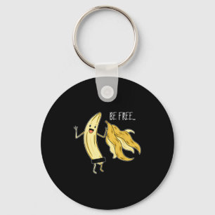 Chaveiro Seja grátis, Fruta Gráfica De Banana Livre Liberda