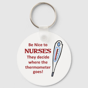 Chaveiro Seja legal com enfermeiras