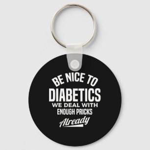 Chaveiro Seja legal em Diabetes Tipo 1