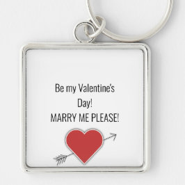 Chaveiro Seja meu Dia de os namorados! CASADO, POR FAVOR!