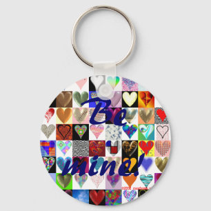 Chaveiro Seja meu! Keyring do coração