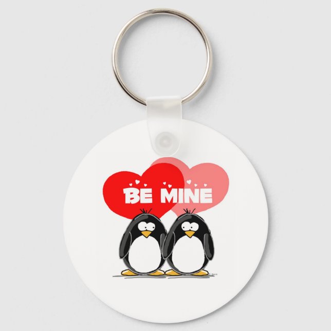 Chaveiro Seja meu pinguins (Frente)
