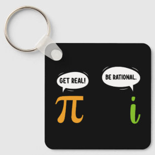 Chaveiro Seja Real Seja Racional Piada Matemática Dia Do Pi