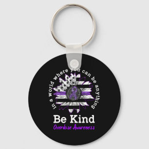 Chaveiro Seja Roxo Roxo Sensibilização para a Sobredosagem